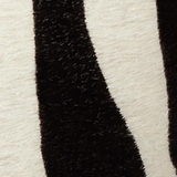 Khaite - Mini Lotus Tote in Zebra Haircalf and Black Suede