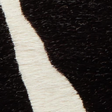 Khaite - Small Lotus Tote in Zebra Haircalf and Black Suede