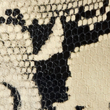 Khaite - Mini Lotus Tote in Natural Python-Embossed Leather