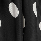 Khaite - Tatia Dress in Black with White Large Dots