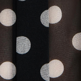 Khaite - Vali Top in Black with White Dots