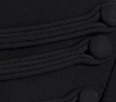 Khaite - York Jacket with Cord Embroidery in Black
