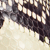 Khaite - Ona Knee-High Boot in Natural Python-Embossed Leather