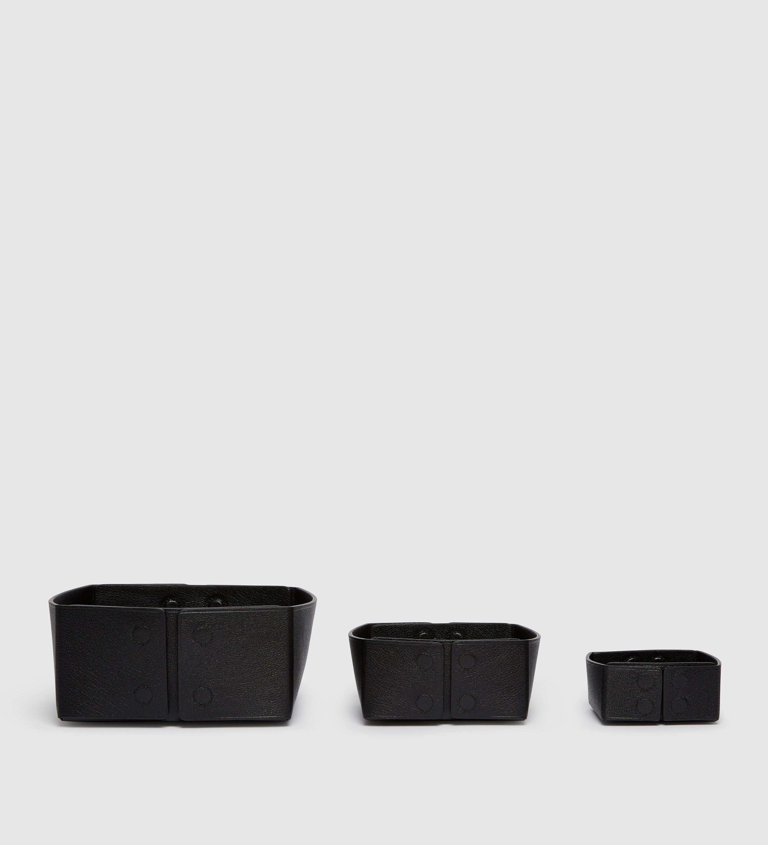 Metier - Small Reversible Collapsible Box Buffalo Black