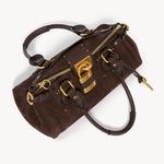 Paddington bag in suede leather