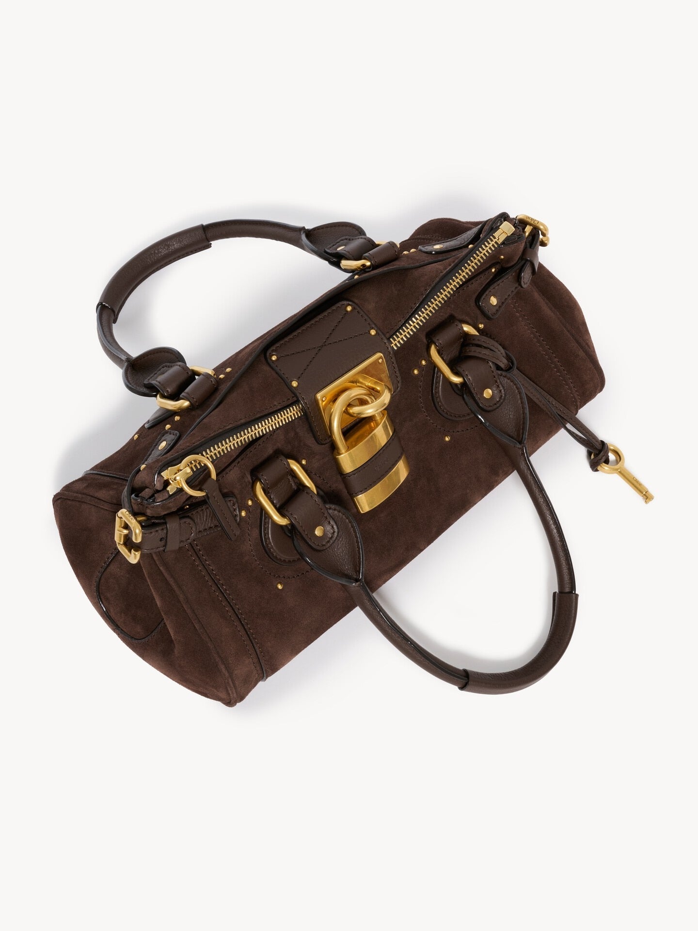 Paddington bag in suede leather
