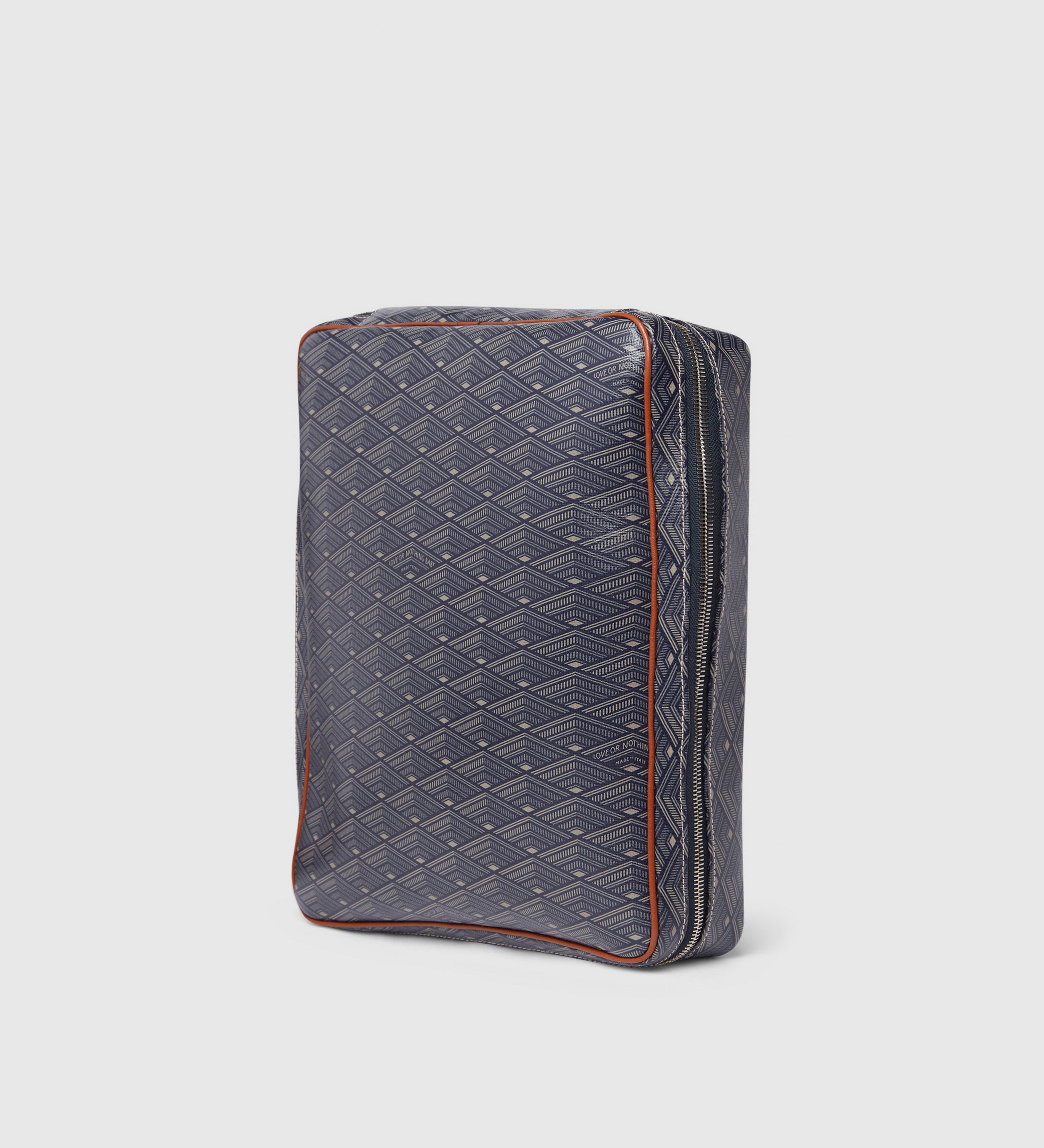 Metier - Large Travel Organiser Slim Signature Canvas Navy