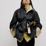 OSSOU - Asha Coat in Dusk and Rye