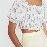 Faithfull - Isadora Top Juliette Floral Blue - Final Sale