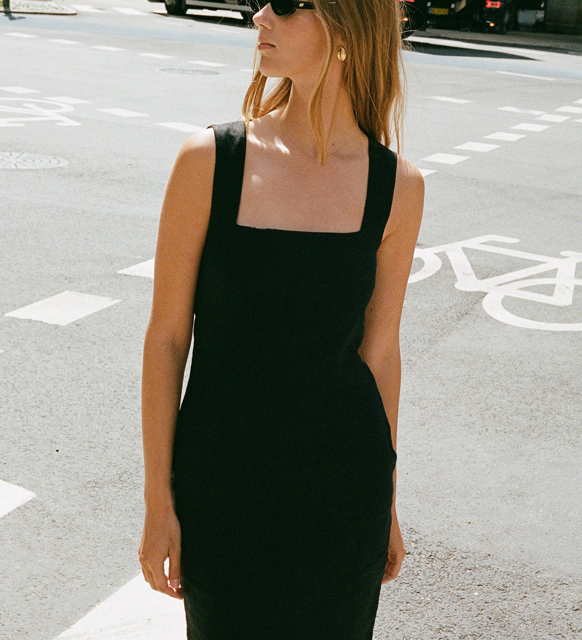 Posse - ALICE MIDI DRESS - BLACK