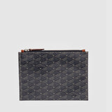 Metier - Small Flat Pouch Signature Canvas Navy