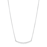 Dorsey - CURVE, LAB SILVER NECKLACE