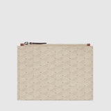 Métier - Small Flat Pouch Signature Canvas Light