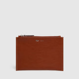 Métier - Small Flat Pouch Buffalo Cognac