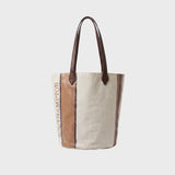 TWP - Southampton Small Bucket Bag in Coated Cotton Canvas
