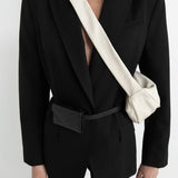 St. Agni - Slim Cut Out Blazer - Black
