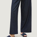 Cartolina - St. Barths Slide Double Weave Denim | Indigo