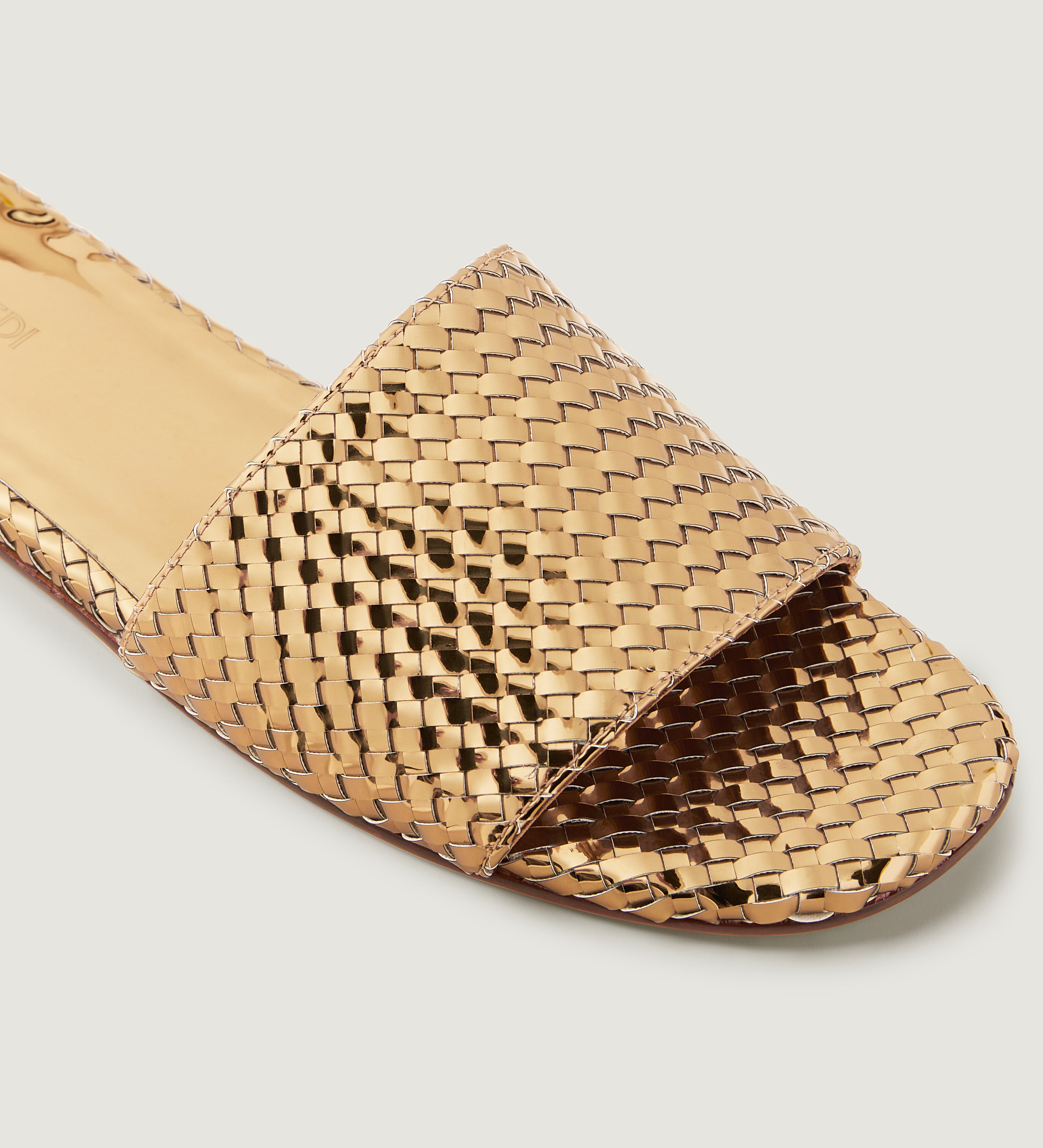 Cartolina - St. Barths Slide Metallic | Bronze