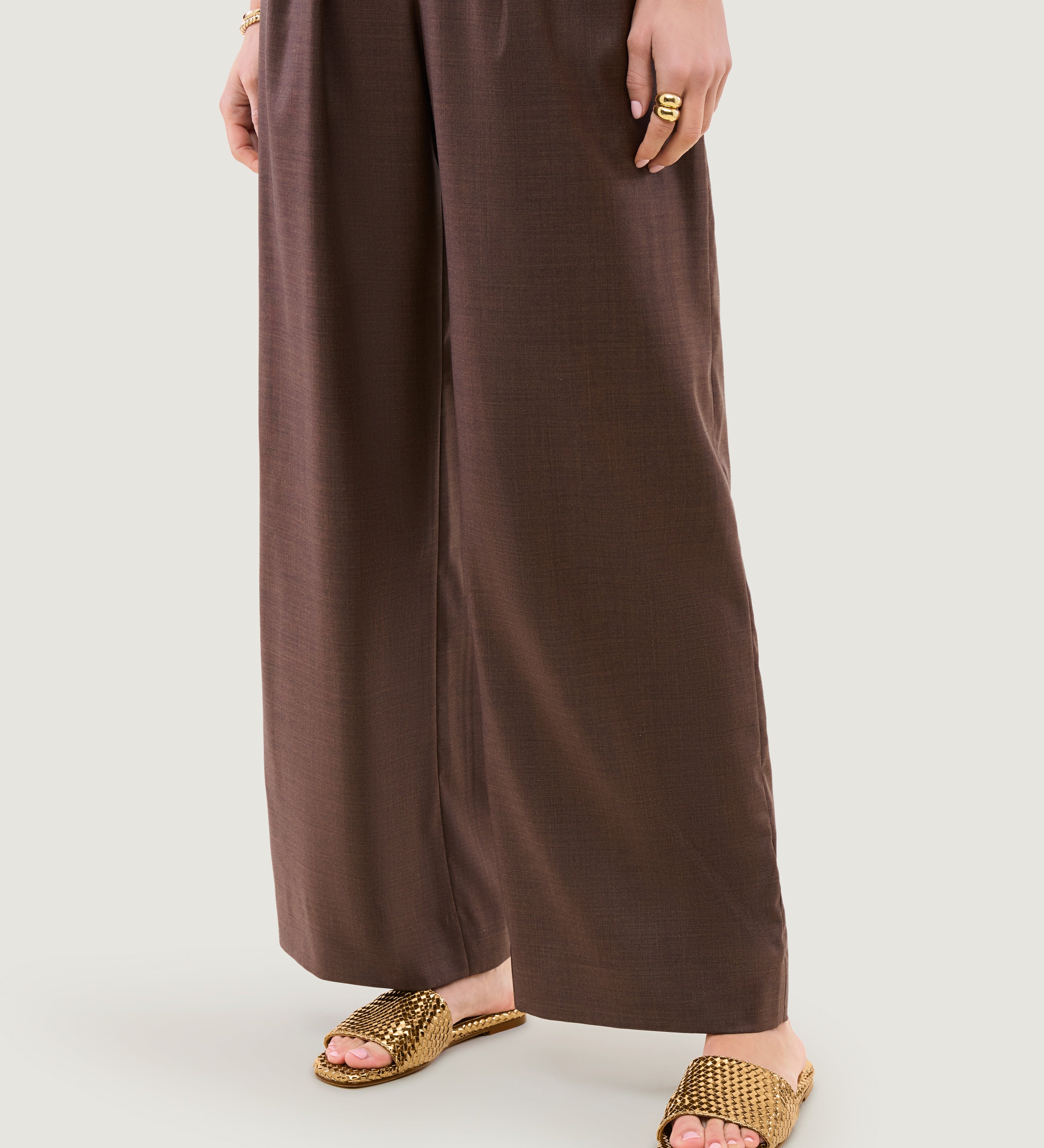 Cartolina - St. Barths Slide Metallic | Bronze