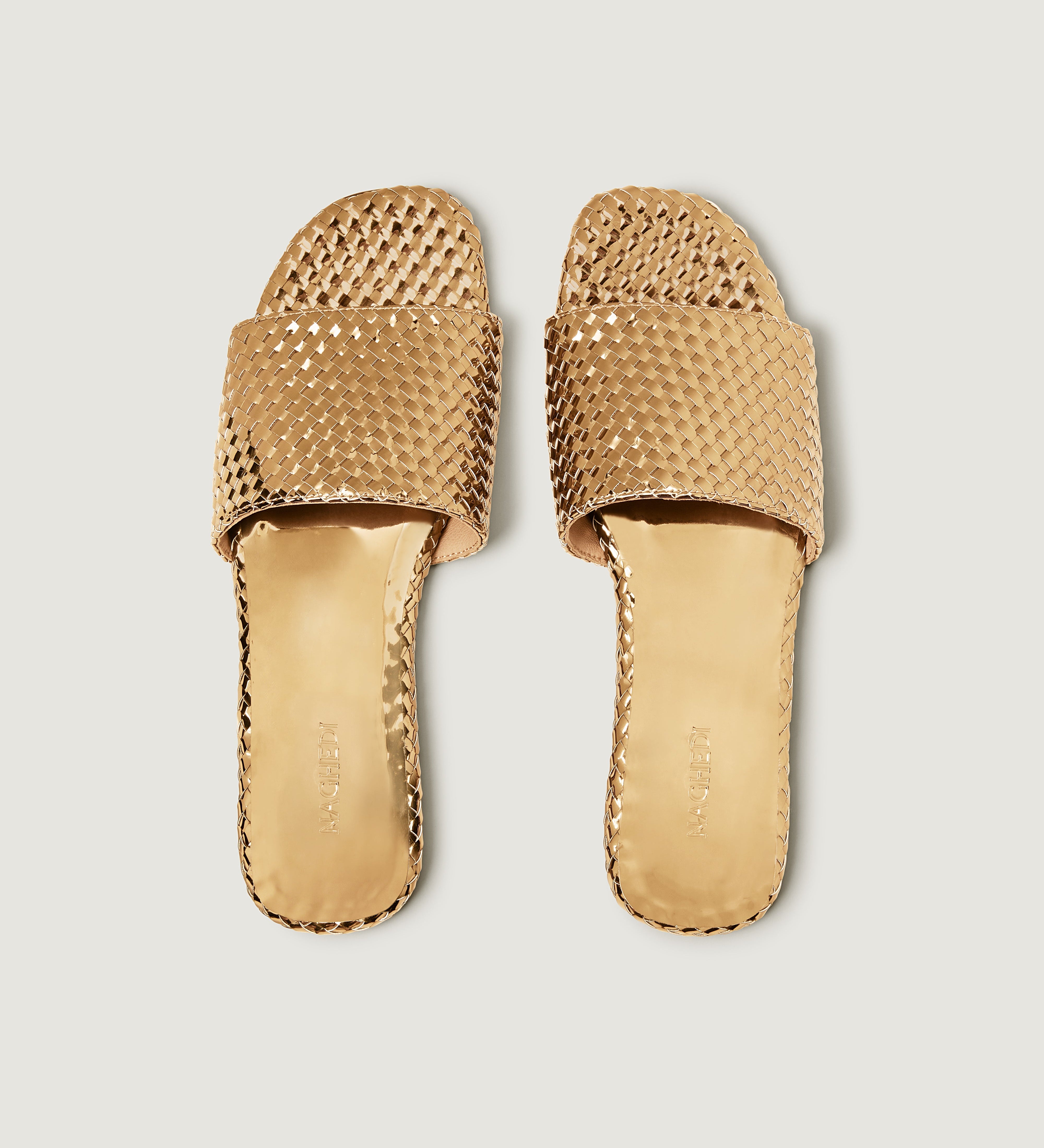 Cartolina - St. Barths Slide Metallic | Bronze