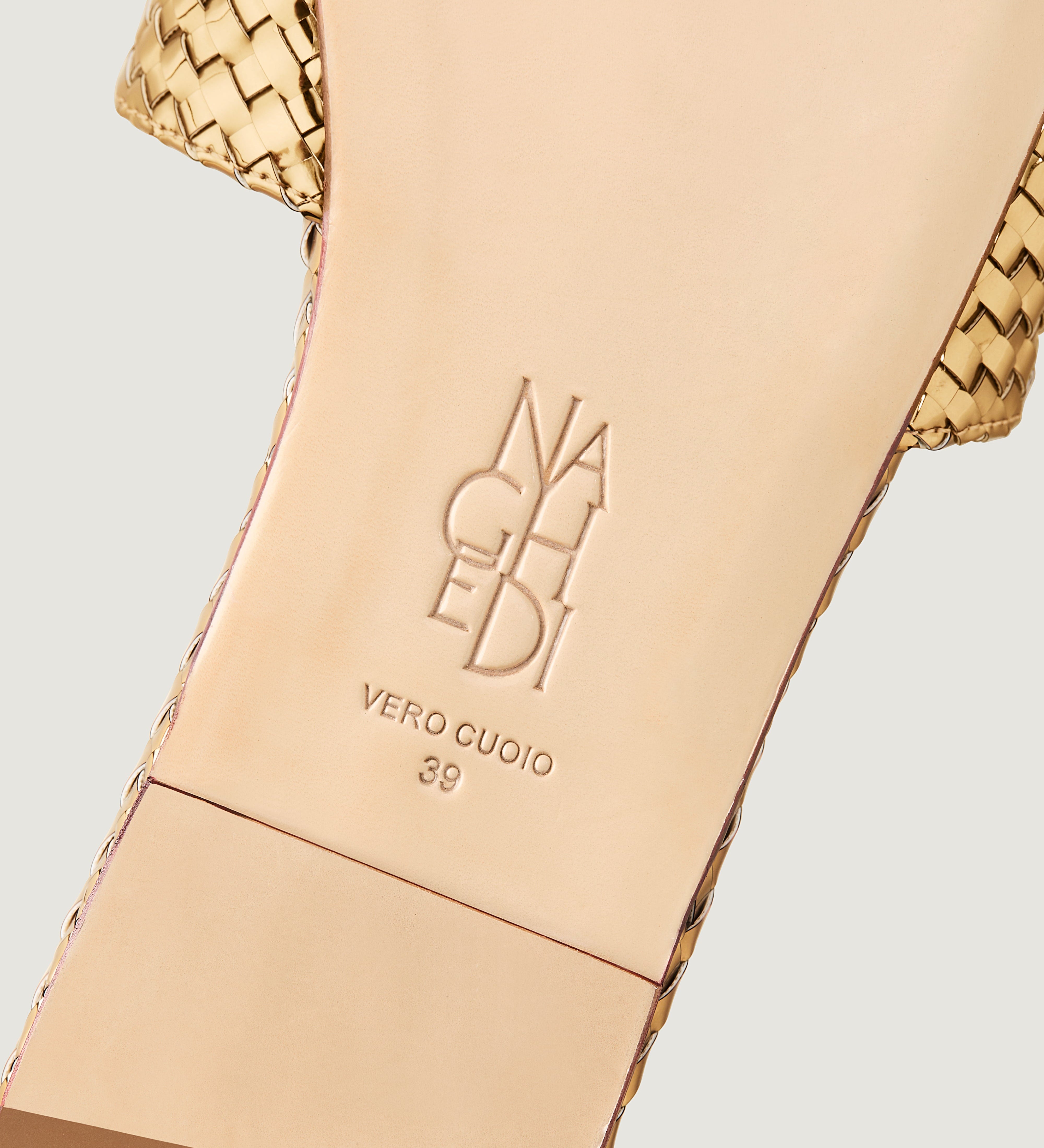 Cartolina - St. Barths Slide Metallic | Bronze