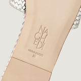 Cartolina - St. Barths Slide Metallic | Silver