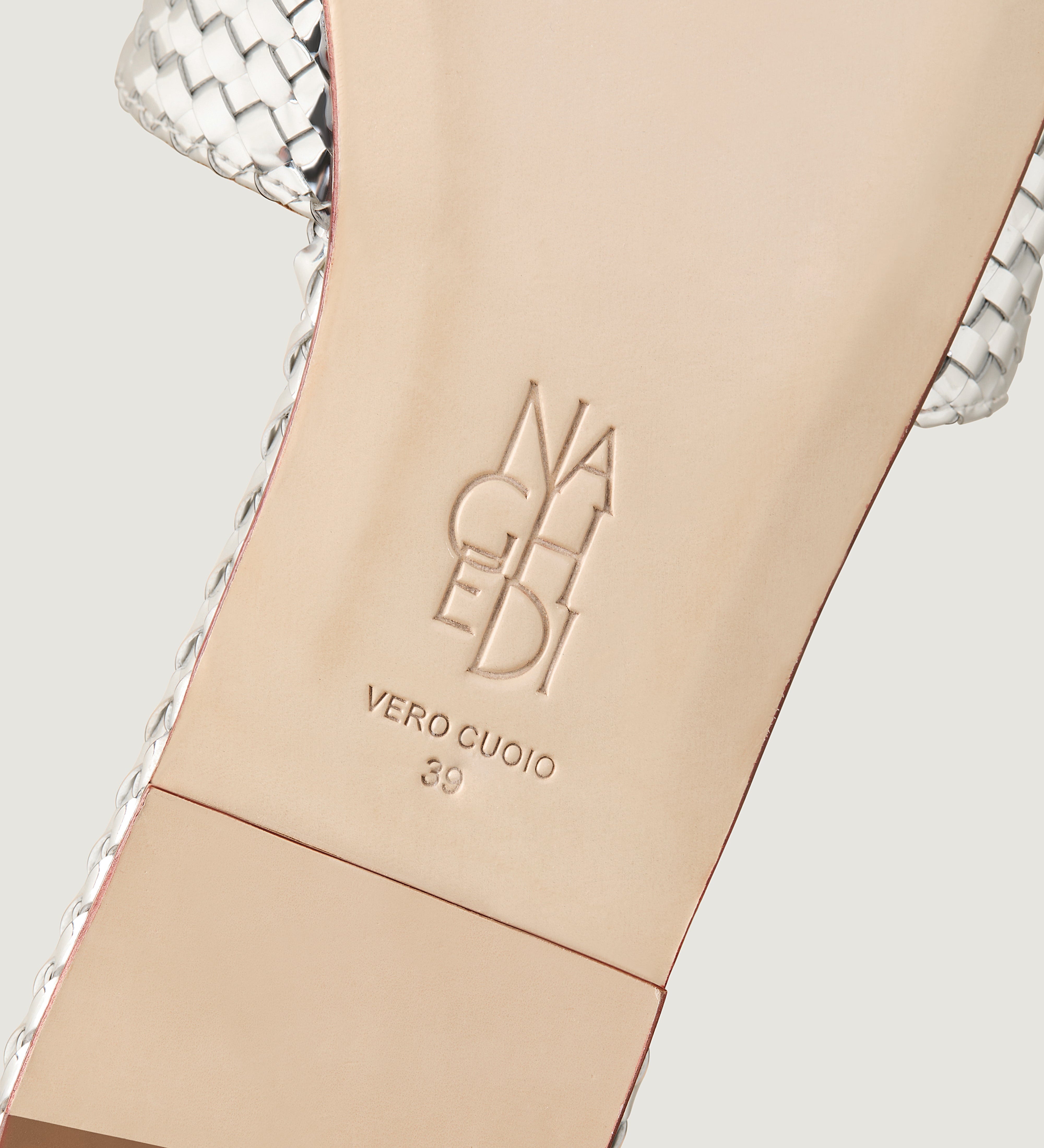 Cartolina - St. Barths Slide Metallic | Silver