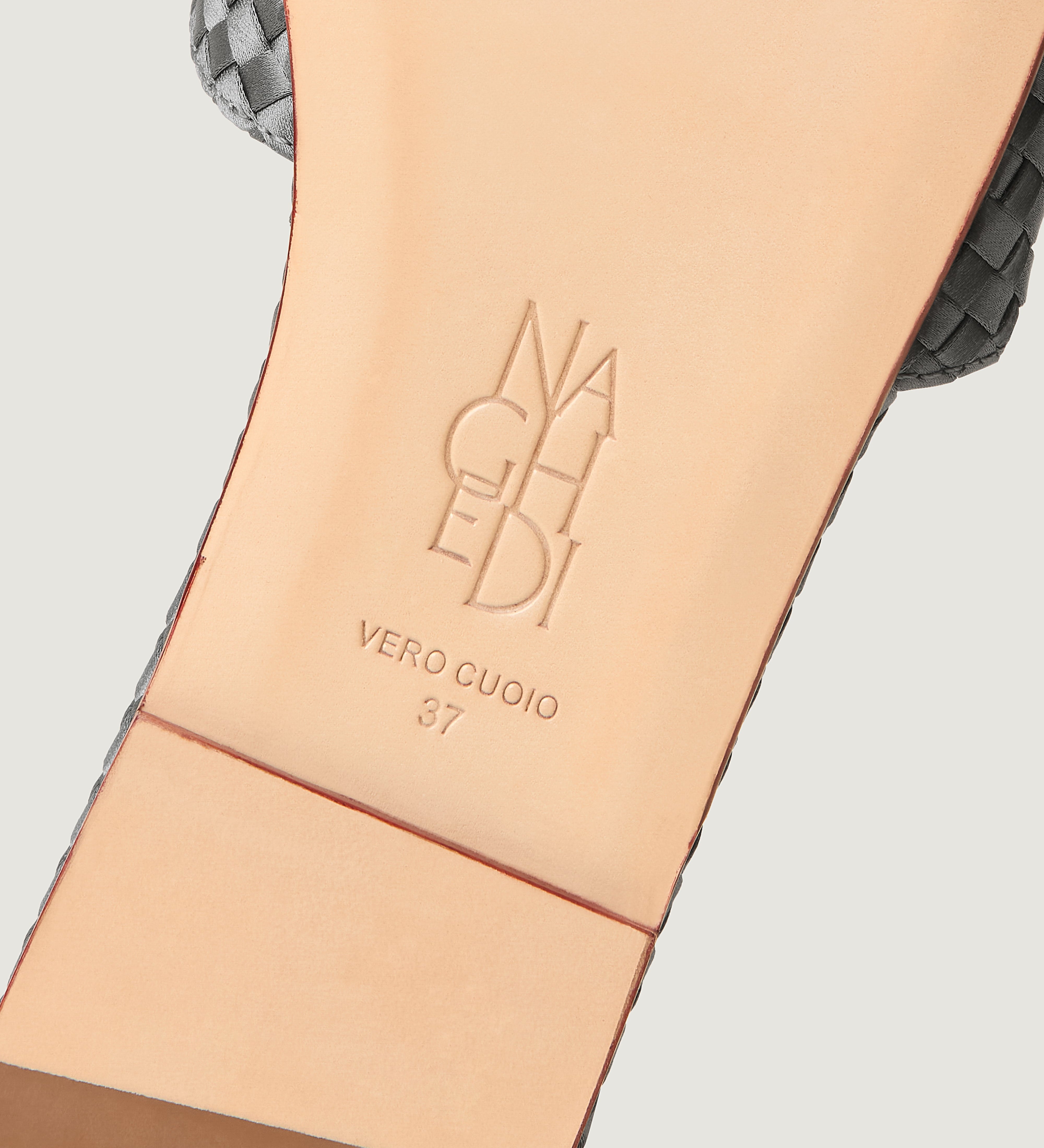 Cartolina - St. Barths Slide Satin | Graphite