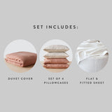 The Citizenry - Stonewashed Linen Bed Bundle - Dayglow Series