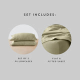 The Citizenry - Stonewashed Linen Sheet Set
