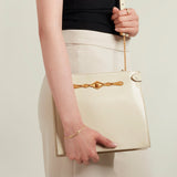 Metier - Fernando Jorge | Métier Stowaway Glossy Calfskin White Sand