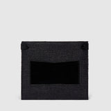 Metier - Stowaway Crossbody Bouclé Glossy Calfskin Black
