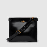Metier - Stowaway Glossy Calfskin Black