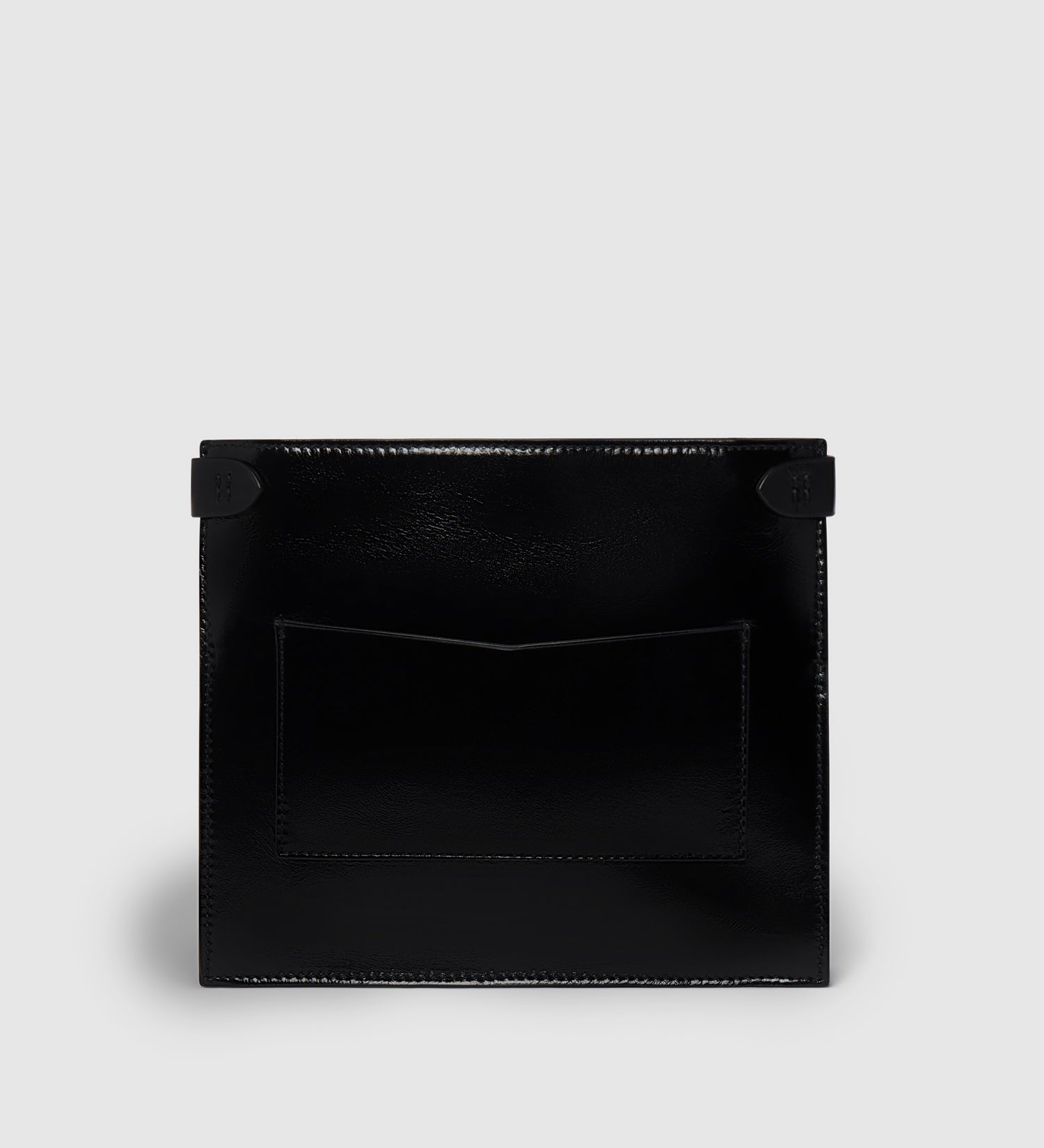 Metier - Stowaway Glossy Calfskin Black