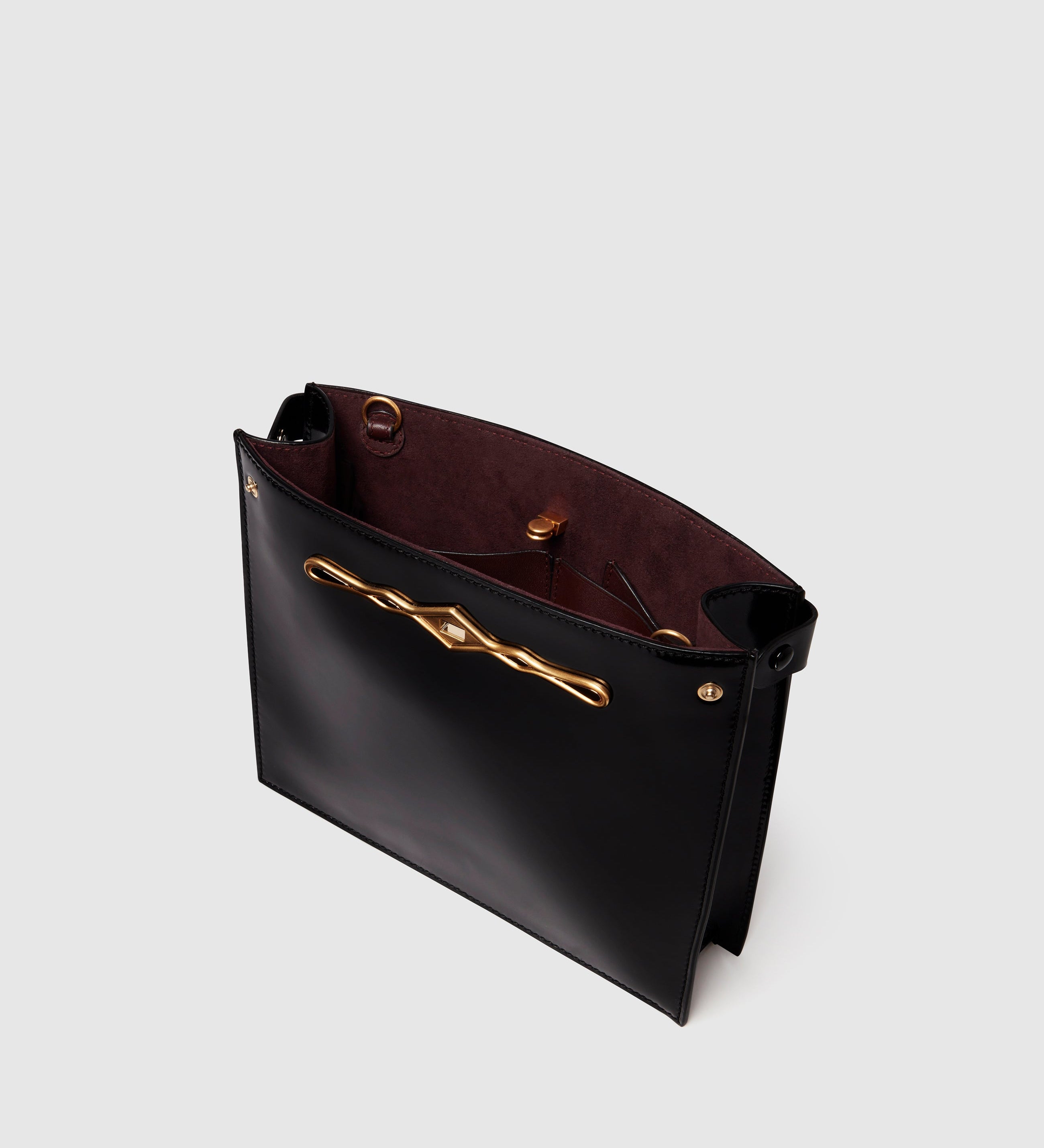 Metier - Fernando Jorge | Métier Stowaway Glossy Calfskin Black