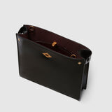 Metier - Stowaway Glossy Calfskin Black