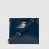 Metier - Stowaway Glossy Calfskin Sapphire