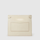 Metier - Stowaway Glossy Calfskin White Sand