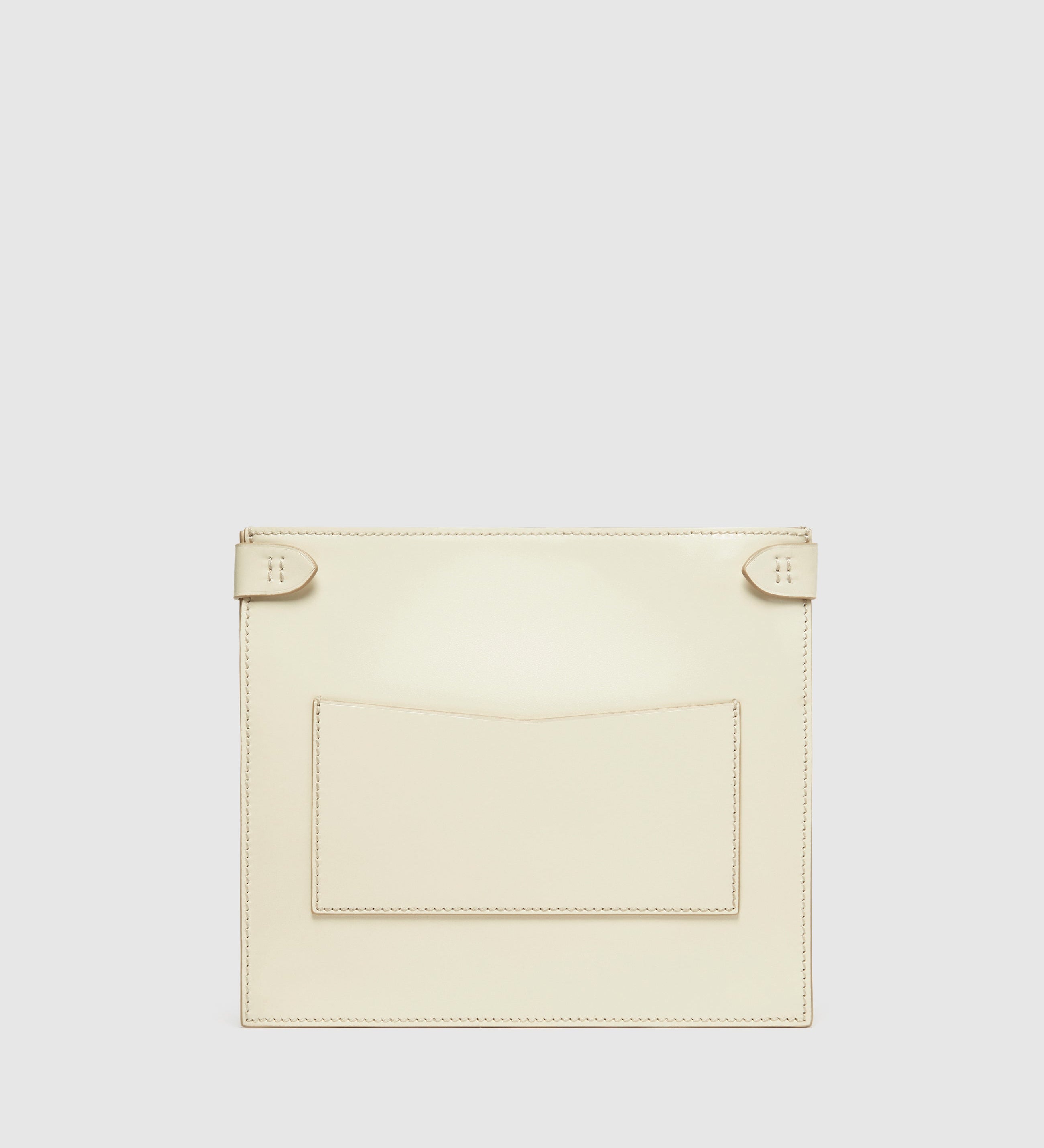 Metier - Fernando Jorge | Métier Stowaway Glossy Calfskin White Sand