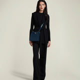 Metier - Stowaway Glossy Calfskin Sapphire