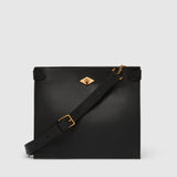 Métier - Stowaway Crossbody Smooth Calfskin Black