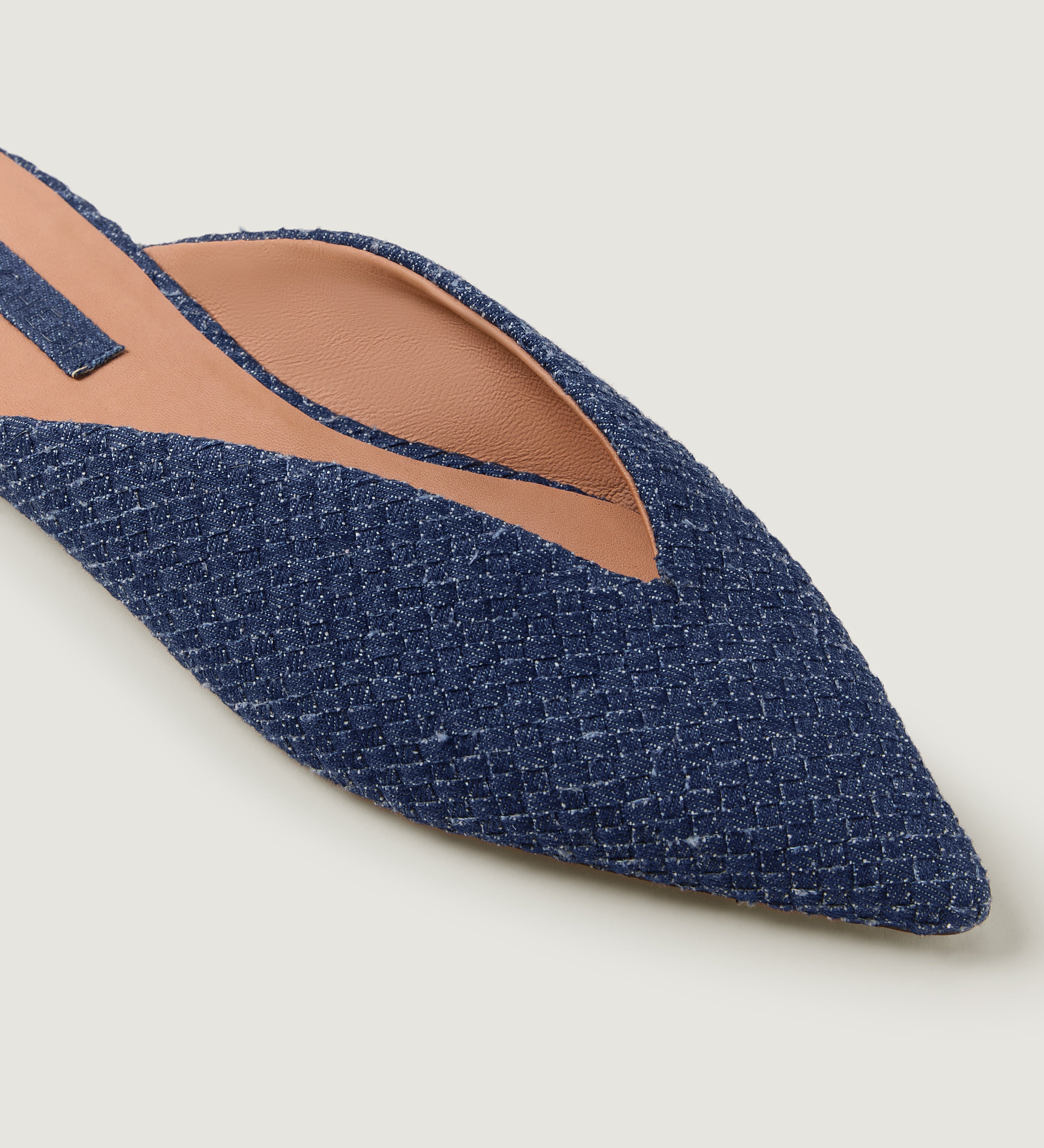 Cartolina - Strada Mule Denim | Denim