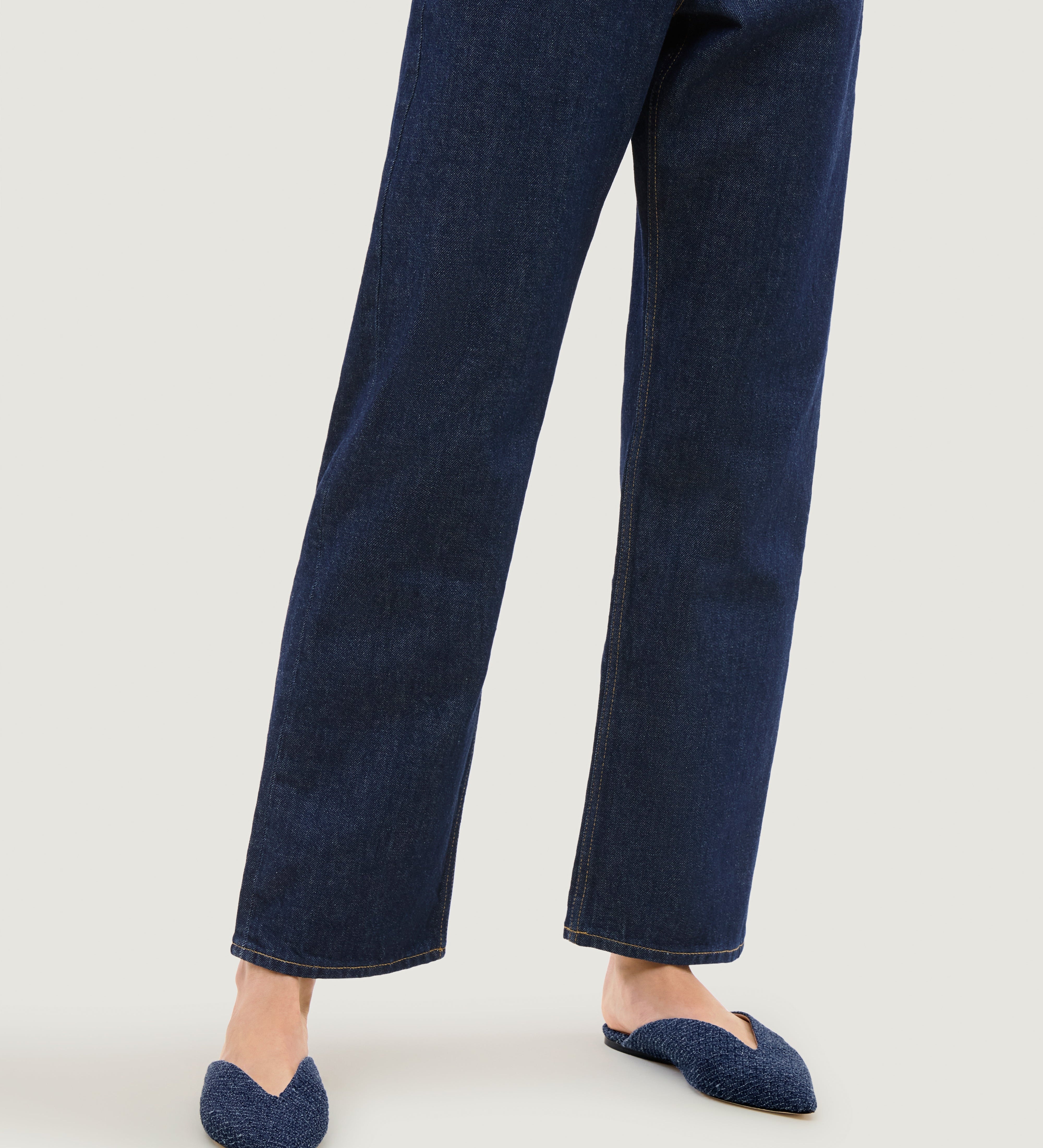 Cartolina - Strada Mule Denim | Denim