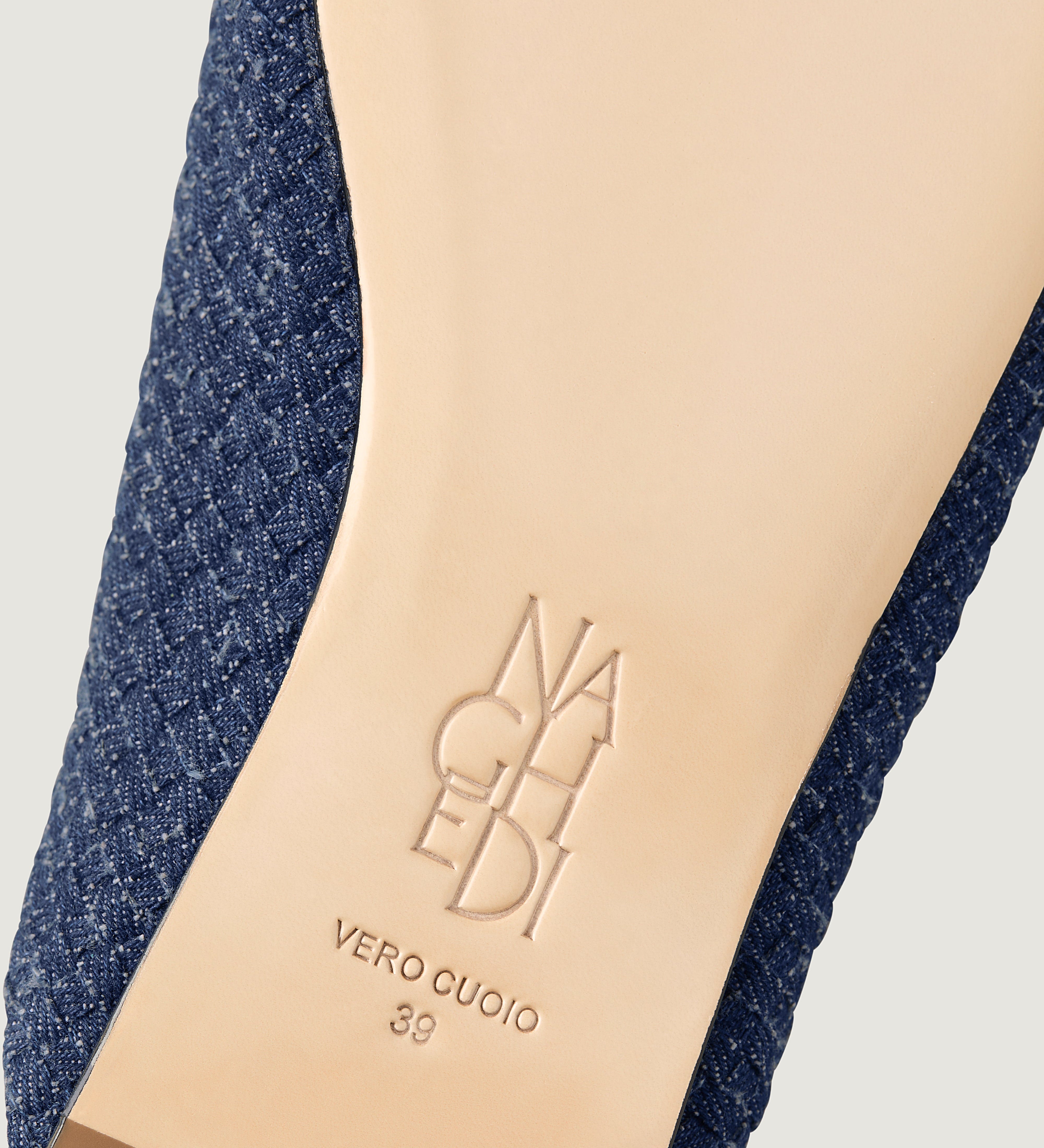 Cartolina - Strada Mule Denim | Denim