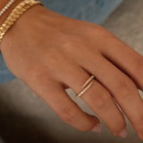 Kinn - Sylvie Pavé Wrap Around Ring