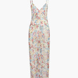 Khaite - Taja Dress in Cream Multi