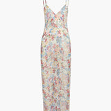 Khaite - Taja Dress in Cream Multi