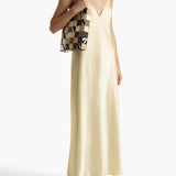 Khaite - Taja Dress in Pale Yellow
