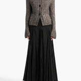 Khaite - Takeo Cardigan in Sepia and Black Multi