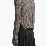 Khaite - Takeo Cardigan in Sepia and Black Multi